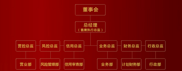 上海如銀融資租賃有限公司組織圖例